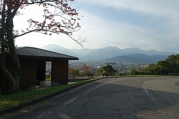 大町公園　展望ベンチ