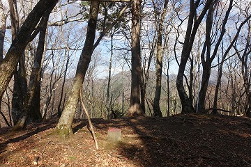 屏風岩山山頂