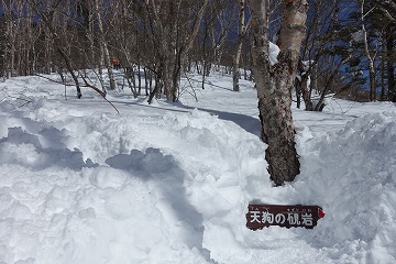 「天狗の硯岩」