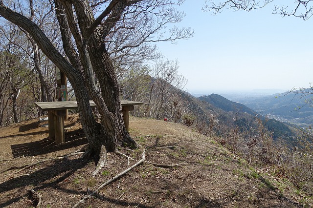 相州アルプス　尾根末端方面